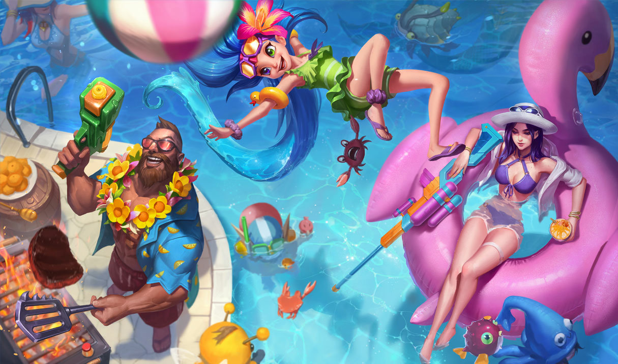 Pool Party Caitlyn